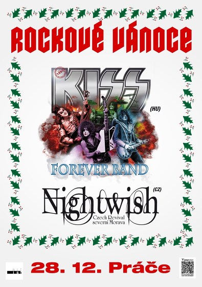 Plakát události KISS & Nightwish - ROCKOVÉ Vánoce v Práče