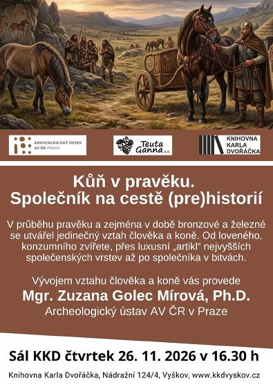 Plakát události Kůň v Pravěku. Společník na cestě (pre)historií