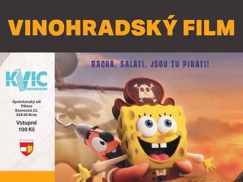 Plakát události Vinohradský film: SpongeBob: Pirátské dobrodružství