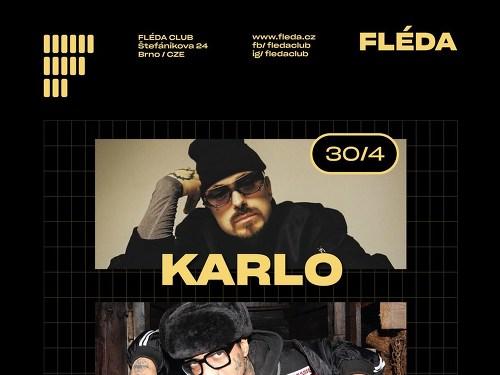 Plakát události Karlo + Fobia Kid + Edúv Syn