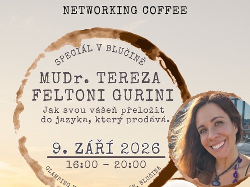 Plakát události Networking Coffee - Speciál v Blučině: Zahájení sezóny