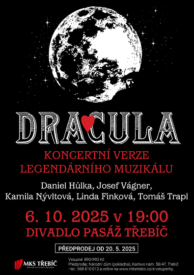 Plakát události Dracula - koncertní verze muzikálu