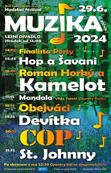 Plakát události Muzika 2024