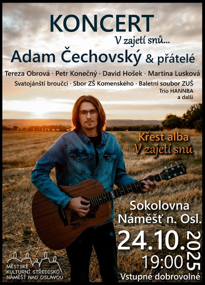 Plakát události Adam Čechovský a přátelé