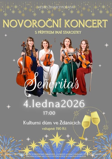 Plakát události Novoroční koncert - Seňoritas