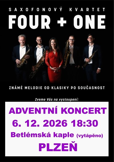 Plakát události Adventní saxofony se zpěvem