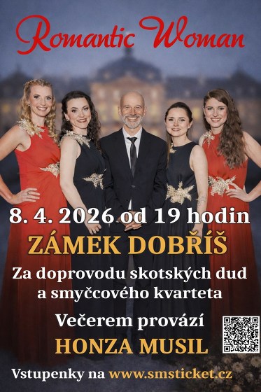 Plakát události Romantic Woman na zámku Dobříš