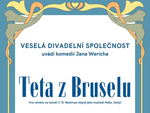 Plakát události TETA Z BRUSELU - II. repríza