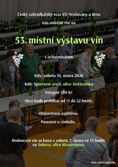 Plakát události Výstava vín