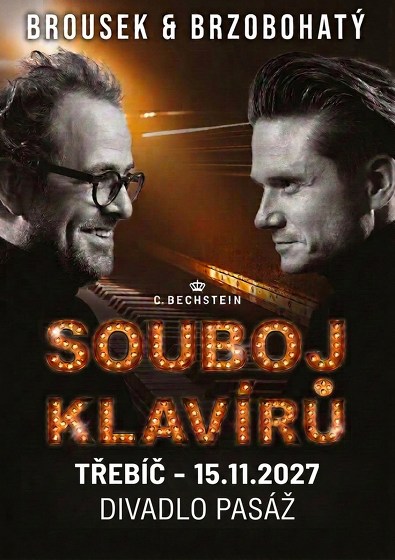 Plakát události Souboj Klavírů v Třebíči