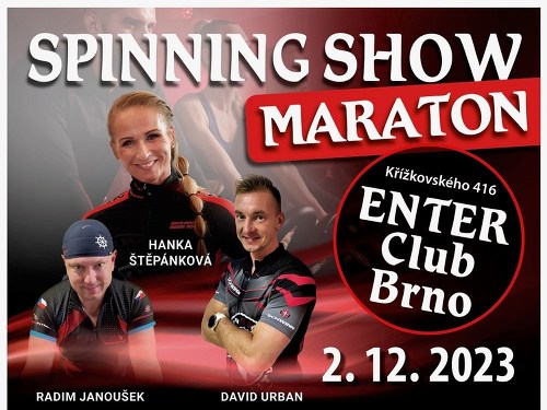 Plakát události Spinning Show Marathon