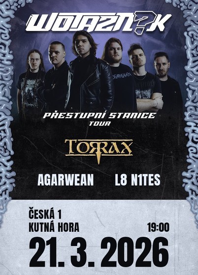 Plakát události Wotazník + hosté | PŘESTUPNÍ STANICE TOUR | Kutná Hora