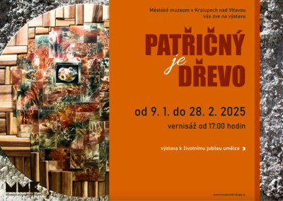 Plakát události Martin Patřičný - Dřevo, 1. komentovaná prohlídka