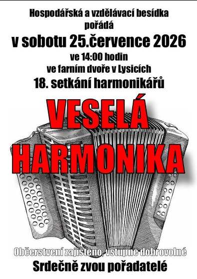 Plakát události Veselá harmonika
