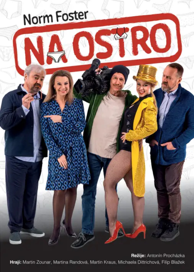 Plakát události Na ostro - divadelní představení