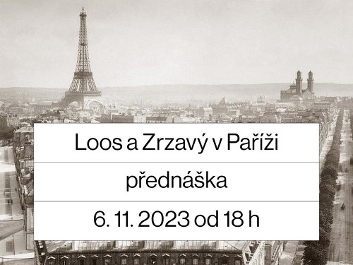 Plakát události K pařížské epizodě Loose a Zrzavého