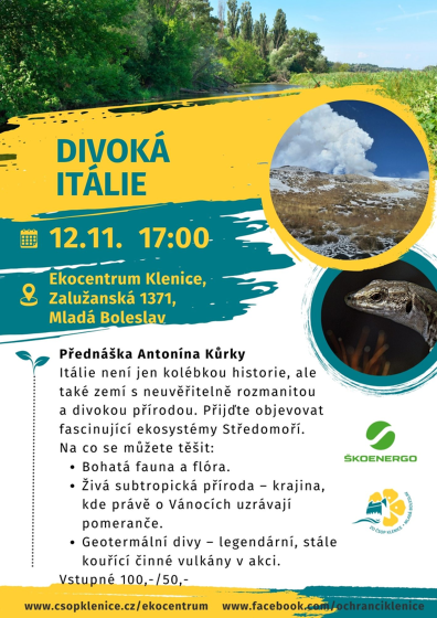 Plakát události Divoká Itálie