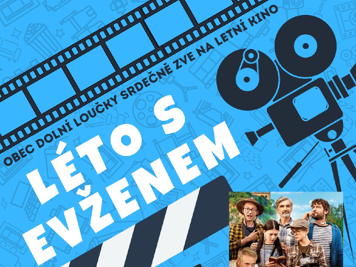 Plakát události Letní kino v Dolních Loučkách