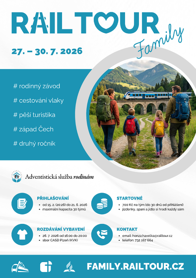 Plakát události RAIL tour Family 2026