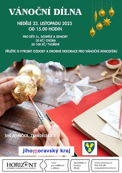 Plakát události Vánoční dílna 25