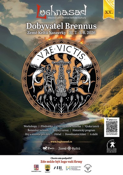 Plakát události Mezinárodní festival keltské kultury Lughnasad 2026