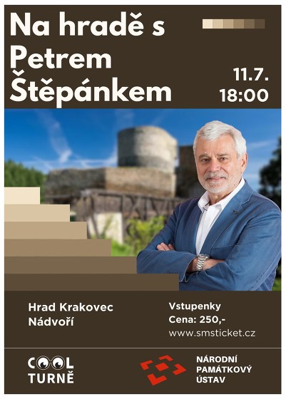 Plakát události Na hradě s Petrem Štěpánkem