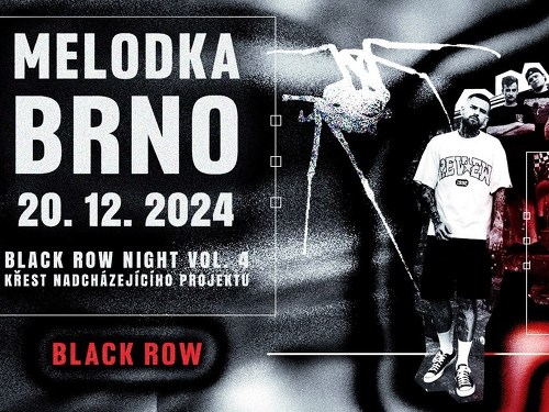 Plakát události Black Row Night vol. 4
