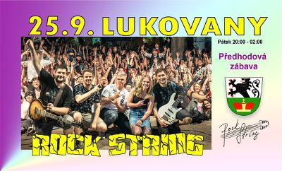 Plakát události Rock String - Předhodová zábava Lukovany