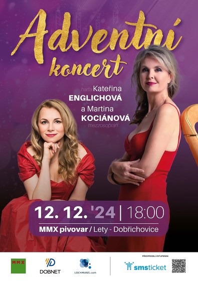 Plakát události Adventní koncert - Kateřina Englichová a Martina Kociánová