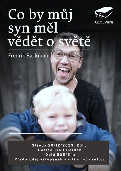 Plakát události Co by můj syn měl vědět o světě s Lukášem Hejlíkem