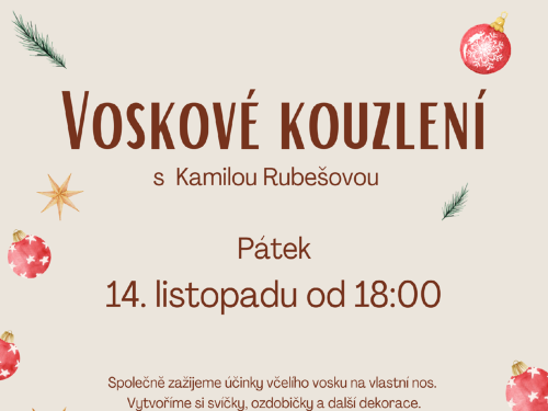 Plakát události Voskové kouzlení