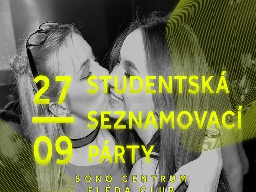 Plakát události Studentská Seznamovací Párty (V.I.P. vstupenky)