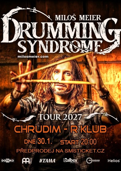 Plakát události Drumming Syndrome - Chrudim