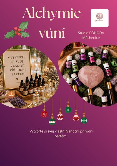 Plakát události Vánoční zážitkový workshop přírodního parfému