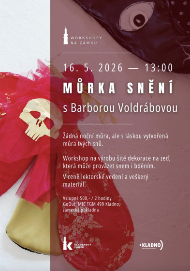 Plakát události Workshop Můrka snění s Barborou Voldrábovou