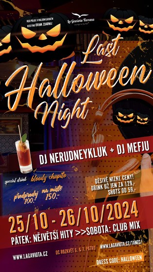 Plakát události LAST HALLOWEEN NIGHT