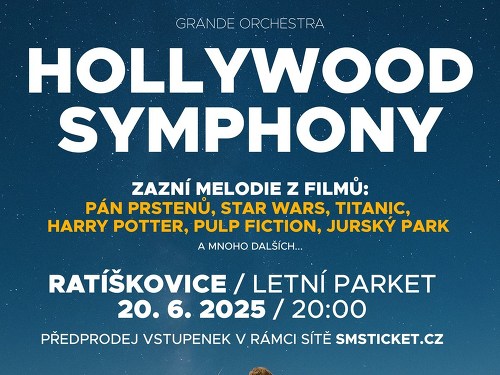 Plakát události Hollywood Symphony | Ratíškovice