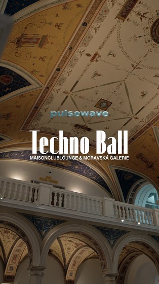 Plakát události Techno Ball - UMPRUM (Moravská galerie)