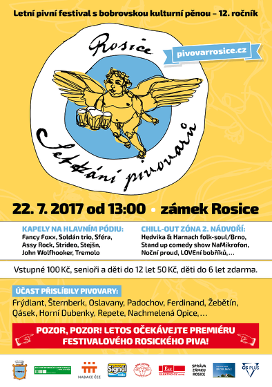 Plakát události Setkání pivovarů v Rosicích