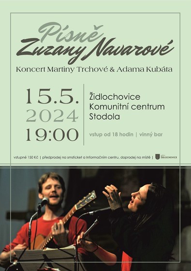 Plakát události Písně Zuzany Navarové