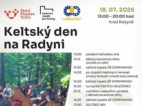 Plakát události Keltský den na Radyni