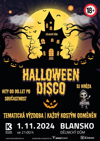 Plakát události HALLOWEEN DISCO