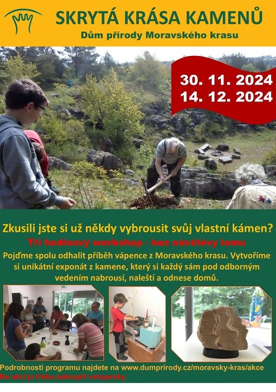 Plakát události Skrytá krása kamenů listopad - půldenní