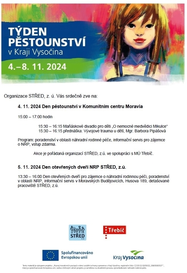 Plakát události Týden pěstounství