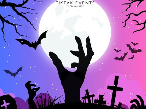 Plakát události Halloween party
