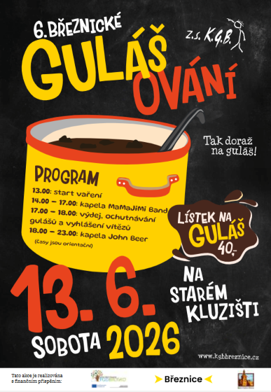 Plakát události 6. ročník Březnického gulášování