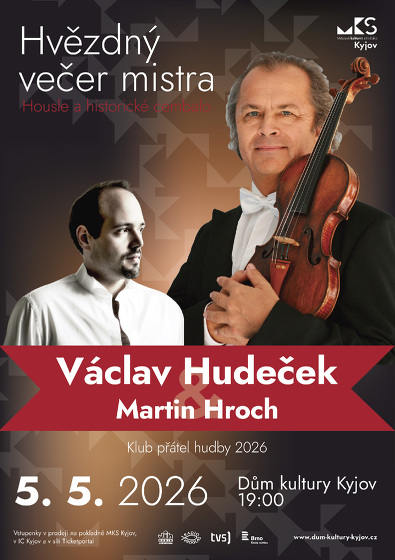 Plakát události Václav Hudeček & Martin Hroch