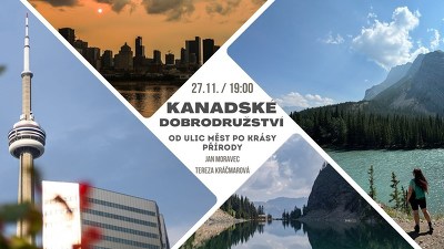 Plakát události Kanadské dobrodružství: Od ulic měst po krásy přírody