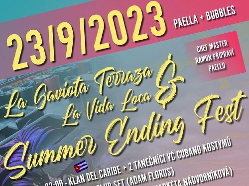 Plakát události La Gaviota Terraza & La Vida Loca Summer Ending Fest