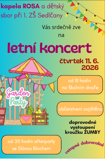 Plakát události Garden Party